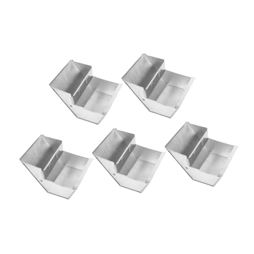 UPKOCH 5 Stück Metallkaninchenfutterspender mit Großer Kapazität Robuster Futtertrog für Kleintiere Wie Kaninchen Meerschweinchen Hühner Auslaufsicher Einfach zu Reinigen Vielseitig UPKOCH 5 Stück Metallkaninchenfutterspender mit Großer Kapazität Robuster Futtertrog für Kleintiere Wie Kaninchen Meerschweinchen Hühner Auslaufsicher Einfach zu Reinigen Vielseitig von UPKOCH