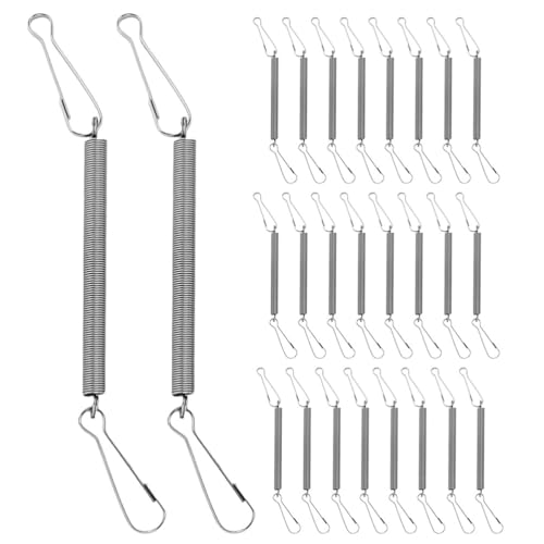 UPKOCH 50 Stück Edelstahlfeder mit Clips zum Halten von Wasserspender-Trinkflaschen für Kaninchen für Fütterungs- und Tränkezubehör für Kleintiere von UPKOCH