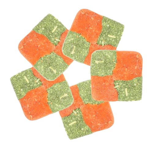 UPKOCH 5stücke Teiliges Kaninchen Kauspielzeug Aus Natürlichen Bio-zutaten Molar Snacks Für Kleintiere Für Hasen Zwergkaninchen Chinchillas Und Meerschweinchen von UPKOCH