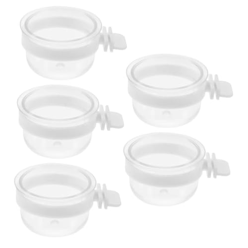 UPKOCH 5Stücke Transparente Vogel Futterbecher Abnehmbare Schalen Für Papageien Zu Montieren Für Käfige Sorgt Für Sauberes Wasser Und Futterzugang UPKOCH 5Stücke Transparente Vogel Futterbecher Abnehmbare Schalen Für Papageien Zu Montieren Für Käfige Sorgt Für Sauberes Wasser Und Futterzugang von UPKOCH