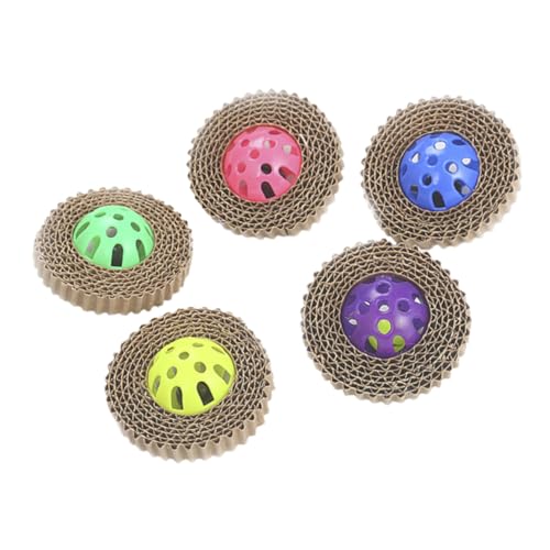 UPKOCH 5Stücke Wellpapierspielzeug Für Katzen Teiliges Kratzbrett Krallenwetzen Interaktives Zur Kreatives Design Für Spaß Und Bewegung UPKOCH 5Stücke Wellpapierspielzeug Für Katzen Teiliges Kratzbrett Krallenwetzen Interaktives Zur Kreatives Design Für Spaß Und Bewegung von UPKOCH