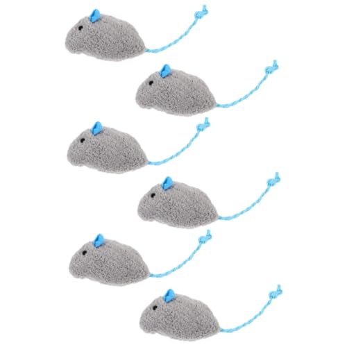 UPKOCH 6 Stück Katzenspielzeug Kätzchen zahnspielzeug für kätzchen drücken drinnen tragbares Kätzchenspielzeug Katze zahte kleines Mäusespielzeug Plüsch UPKOCH 6 Stück Katzenspielzeug Kätzchen zahnspielzeug für kätzchen drücken drinnen tragbares Kätzchenspielzeug Katze zahte kleines Mäusespielzeug Plüsch von UPKOCH