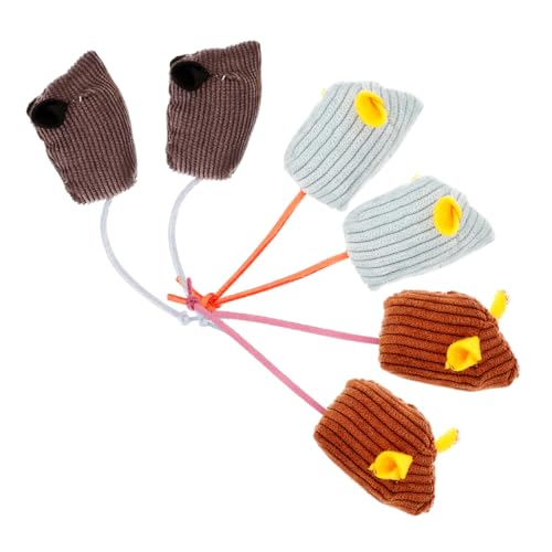 UPKOCH 6 Stück Teiliges Katzenspielzeug Mausform Weiche Plüsch Mäuse mit Streifen Interaktives Kauspielzeug für Kätzchen zur Zahnpflege und Beschäftigung Fördert Bewegung und Spaß UPKOCH 6 Stück Teiliges Katzenspielzeug Mausform Weiche Plüsch Mäuse mit Streifen Interaktives Kauspielzeug für Kätzchen zur Zahnpflege und Beschäftigung Fördert Bewegung und Spaß von UPKOCH