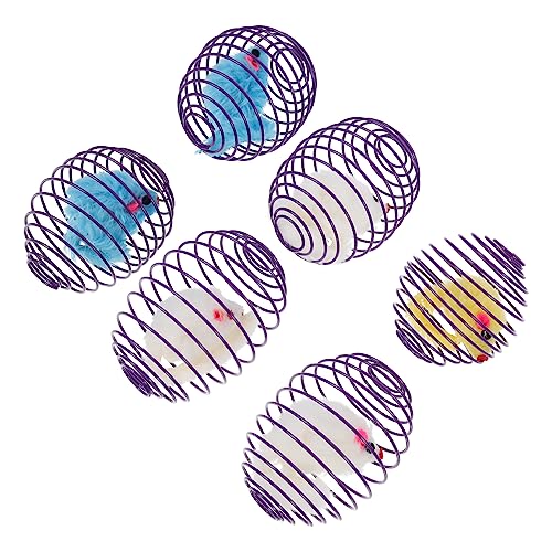 UPKOCH 6stücke Spielzeugmaus Für Katzen Interaktives Katzenspielzeug Mit Maus Beißspielzeug Für Kätzchen Langlebiges Spielzeug Für Haustiere Katzen-übungsspielzeug Für Mehr von UPKOCH