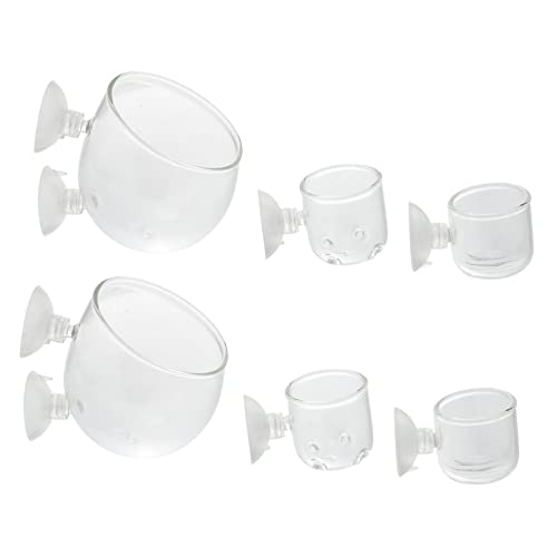 UPKOCH 6Stücke Aquarien Pflanzenbecher Wasserpflanzer mit Löchern Transparentes Design für Süßwasser und Salzwasseraquarien Kompakt und Multifunktional von UPKOCH