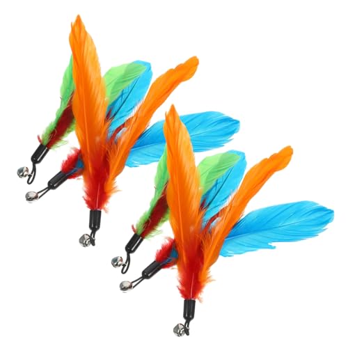 UPKOCH 6Stücke Teiliges Nachfüllpaket für Katzenspielzeug mit Bunten Federn Ersatz für Katzenangel mit Grünen Blauen und Orangefarbenen Plüschfedern Sicher und Langlebig UPKOCH 6Stücke Teiliges Nachfüllpaket für Katzenspielzeug mit Bunten Federn Ersatz für Katzenangel mit Grünen Blauen und Orangefarbenen Plüschfedern Sicher und Langlebig von UPKOCH
