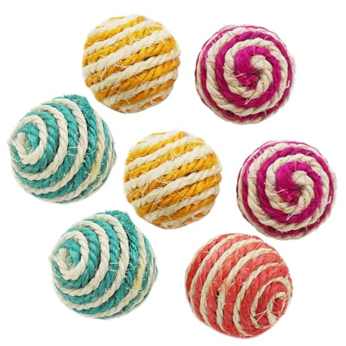 UPKOCH 7 Stück Sisalbälle Katzenseilbälle Katzenkratzspielzeug Katzenkauspielzeug Katzenspiele Katzen Katzenbeißspielzeug Katzenspielzeug Kratzspielzeug Katzenspielzeug UPKOCH 7 Stück Sisalbälle Katzenseilbälle Katzenkratzspielzeug Katzenkauspielzeug Katzenspiele Katzen Katzenbeißspielzeug Katzenspielzeug Kratzspielzeug Katzenspielzeug von UPKOCH