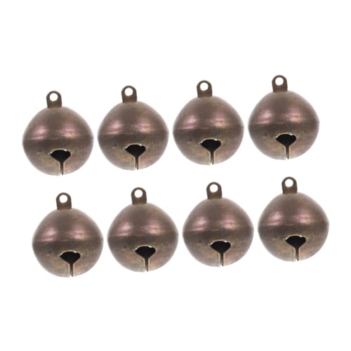UPKOCH 8 Stück Kupferglocken Halskette Rostige Glöckchen Zum Basteln DIY Glöckchen Glöckchen Für Hundehalsbänder Messingglocken Zum Basteln Glöckchen Anhänger Haustierhalsband von UPKOCH