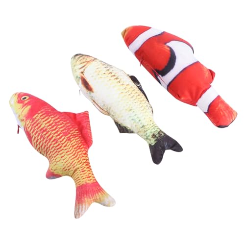 UPKOCH 9 STK Fisch Stofftier lustiges Spielzeug lustige Spielzeuge das Weihnachten Katzen+Spielzeug weihnachtsdeko Christmas Decorations Fischkissen Fisch Haustier Plüschtier 3D von UPKOCH