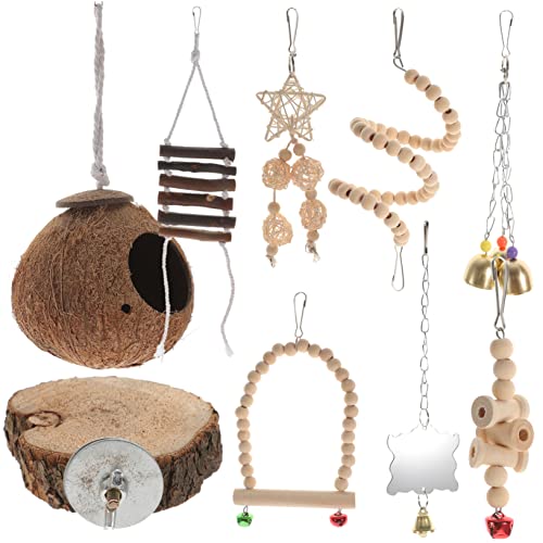 UPKOCH 9 Stück Holzseil Vogelspielzeug Nahrungssuche Papagei kauen klein groß Natürlich Kauspielzeug für Haustiere Kauspielzeug für Vögel zum Sammeln von Holz hölzern UPKOCH 9 Stück Holzseil Vogelspielzeug Nahrungssuche Papagei kauen klein groß Natürlich Kauspielzeug für Haustiere Kauspielzeug für Vögel zum Sammeln von Holz hölzern von UPKOCH