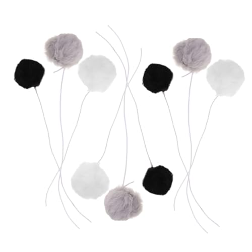UPKOCH 9 Stück Katzenkratzbaum-Plüschball interaktives Kätzchenspielzeug neckender Ball kleine Spielzeuge innen Katze jagen neckender Katzenball Katze jagt Ball Elastisches Seil UPKOCH 9 Stück Katzenkratzbaum-Plüschball interaktives Kätzchenspielzeug neckender Ball kleine Spielzeuge innen Katze jagen neckender Katzenball Katze jagt Ball Elastisches Seil von UPKOCH