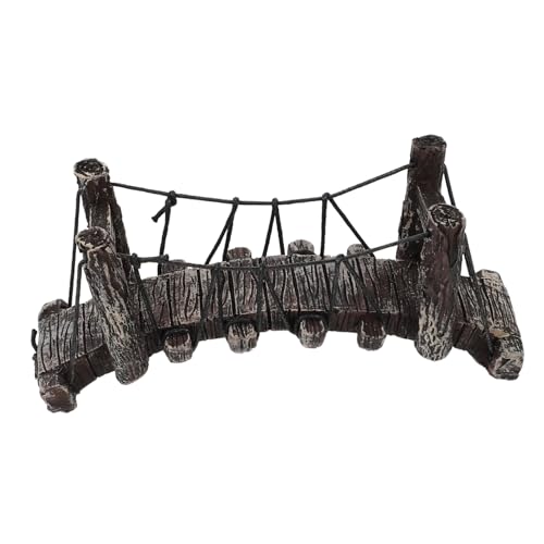 UPKOCH Aquarium Dekoration Brücke aus Harz Unterwasserbrücke für Fische und Garnelen Langlebiges und Ornament für Süß und Aquarien Dekoratives Accessoire von UPKOCH