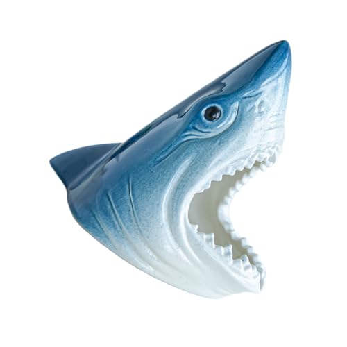 UPKOCH Aquarium Dekorative Fischhöhle für Aquarien Kreative Keramik Haifischunterstand für Aquarien Stilvolles Fischtank von UPKOCH