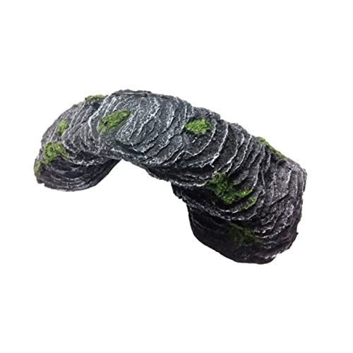 UPKOCH Aquarium Ornament Resin Basking Plattform mit Rampe Langlebig Versteck für Schildkröten Reptilien Leopardgeckos Geeignet für Fischbecken Dekoration UPKOCH Aquarium Ornament Resin Basking Plattform mit Rampe Langlebig Versteck für Schildkröten Reptilien Leopardgeckos Geeignet für Fischbecken Dekoration von UPKOCH