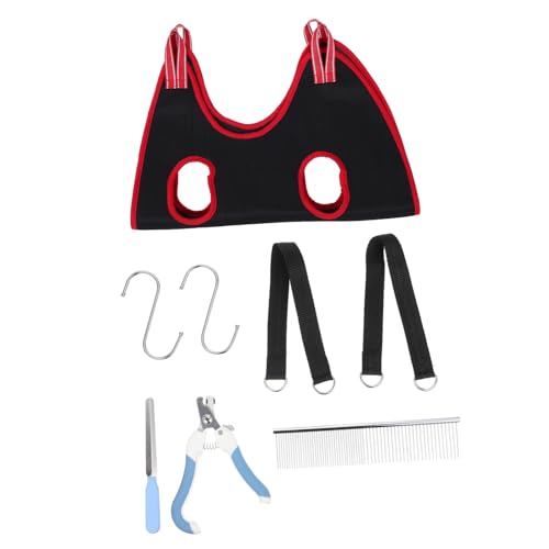 UPKOCH Atmungsaktive Haustierpflege Hängematte für Kleine Katzen und Hunde Ergonomisch Leicht Einfache Installation Sicherer Nageltrimmer Helfer für Zuhause und Tierbedarf von UPKOCH