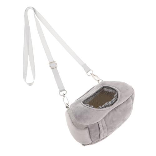 UPKOCH Atmungsaktive Kleintier-Tragetasche mit Flachem Boden Sicherem Reißverschluss und Robustem Design als Meerschweinchen- Hamster Flughund-Outdoor-transporttasche von UPKOCH