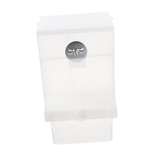 UPKOCH Automatische Papageien Fütterungsbox Aus Hochwertigem Spritzsicherer Vogel Food Container Für Wellensittiche Und Andere Doppelbehälter von UPKOCH