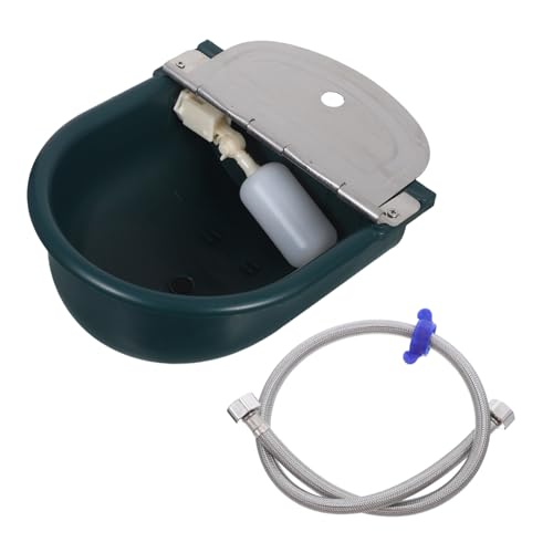 UPKOCH Automatische Viehtränke mit Schwimmerventil und Edelstahl-Schlauch Langlebige Wassertränke für Pferde Rinder Ziegen und Hunde Einfache Installation für Stall und Bauernhof von UPKOCH