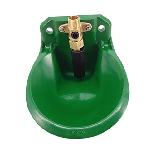 UPKOCH Automatische Wasserschale für Schafe und Ziegen Langlebige Grüne Kunststoff Schale mit Metallventil Stabile Wasserzufuhr Rostfrei Geeignet als Schaf Futter und Tränkeautomat UPKOCH Automatische Wasserschale für Schafe und Ziegen Langlebige Grüne Kunststoff Schale mit Metallventil Stabile Wasserzufuhr Rostfrei Geeignet als Schaf Futter und Tränkeautomat von UPKOCH