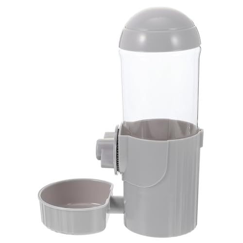 UPKOCH Automatischer Haustier wasserspender aus Robustem Abs Auslaufsicherer Trinknapf für Hunde und Katzen Einfach an Käfig oder Hundebox zu Befestigen Verstellbar für Welpen und von UPKOCH