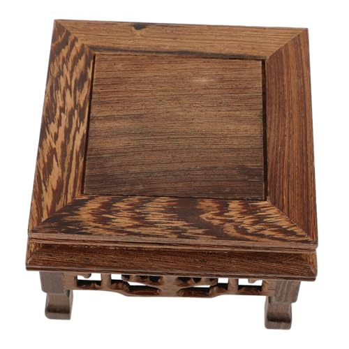 UPKOCH Basis Aus Wenge Bauernhaus Groß Pflanzständer Stand Pflanzen Blumen Steigleitung Dekorativ Anlage Pflanze Steht Innen Inhaber Drinnen Antiker Halter Vasenständer Light Brown von UPKOCH
