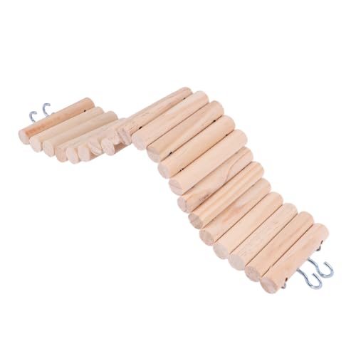 UPKOCH Biegsame Holzleiter für Hamster und Kleintiere Faltbare Kletterbrücke Übungsgerät Dekorativ und Vielseitig für Käfige von Mäusen Ratten Vögeln Geeignet UPKOCH Biegsame Holzleiter für Hamster und Kleintiere Faltbare Kletterbrücke Übungsgerät Dekorativ und Vielseitig für Käfige von Mäusen Ratten Vögeln Geeignet von UPKOCH