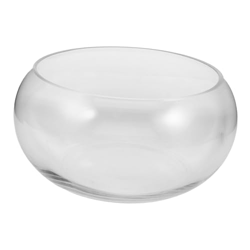 UPKOCH Blumentopf aus Glas Schüssel Terrarienschale Anlage Tank Aquarium groß Hydroponisches Pflanzengefäß Wasserpflanzen Vase dekorative Pflanzentöpfe Fischglas aus Glas Transparent UPKOCH Blumentopf aus Glas Schüssel Terrarienschale Anlage Tank Aquarium groß Hydroponisches Pflanzengefäß Wasserpflanzen Vase dekorative Pflanzentöpfe Fischglas aus Glas Transparent von UPKOCH