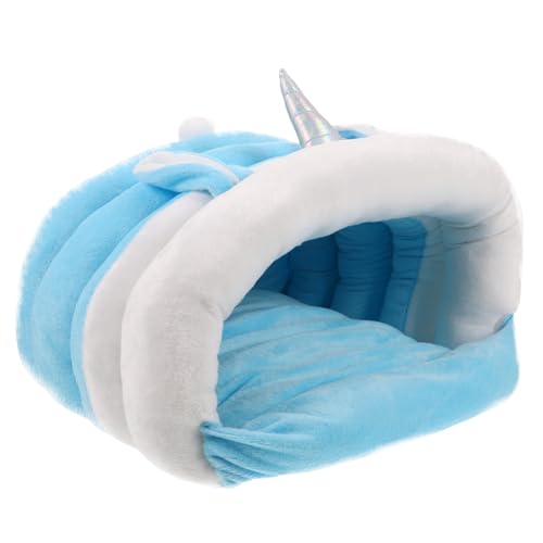 UPKOCH Cartoon Cat Villa Bett Hallo ästhetisch für drinnen NICKERCHEN Kätzchen Nest Katzennest Katzen-Einhorn-Nest Katzenkäfig Stoff Blue UPKOCH Cartoon Cat Villa Bett Hallo ästhetisch für drinnen NICKERCHEN Kätzchen Nest Katzennest Katzen-Einhorn-Nest Katzenkäfig Stoff Blue von UPKOCH