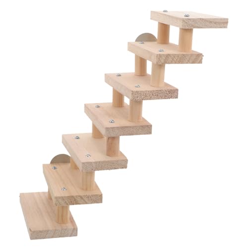 UPKOCH Chinchilla- Aus Holz Hamster Klettern Für Nahrungssuche Käfig Kleine Tiere Groß Meerschweinchen Leiter Plattform Spielzeuge Treppenkarre Hölzern UPKOCH Chinchilla- Aus Holz Hamster Klettern Für Nahrungssuche Käfig Kleine Tiere Groß Meerschweinchen Leiter Plattform Spielzeuge Treppenkarre Hölzern von UPKOCH