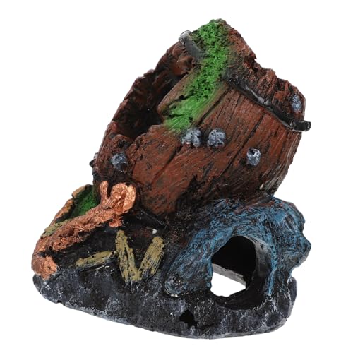 UPKOCH Dekoratives Aquarium Ornament Simulierte Dekoration für Aquarien Versteck und Brutplatz für Fische Design aus Hochwertigem Harz für Naturnahes von UPKOCH