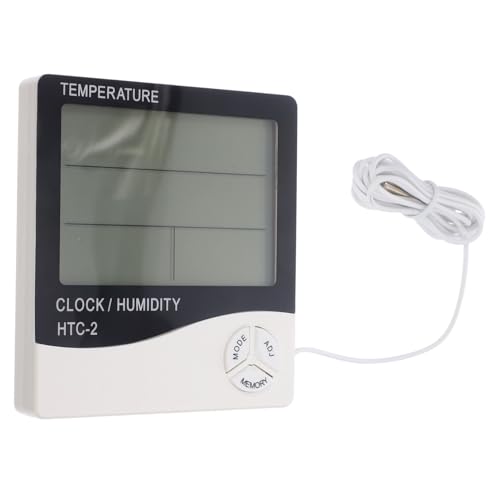 UPKOCH Digitales Thermometer mit Temperatur und Feuchtigkeitsanzeige für Aquarien Präzises Elektronisches Thermometer für Fischbecken Großes LCD Display für Gesundes UPKOCH Digitales Thermometer mit Temperatur und Feuchtigkeitsanzeige für Aquarien Präzises Elektronisches Thermometer für Fischbecken Großes LCD Display für Gesundes von UPKOCH