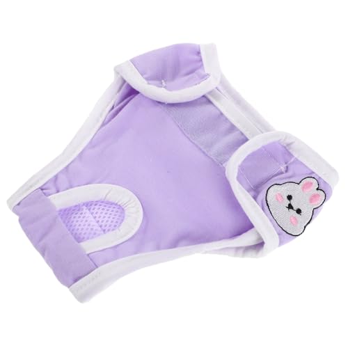UPKOCH Dog Menstrual Pants für Weibliche Hunde Waschbare Atmungsaktive Hundewindel mit Antiharassment Design Hautfreundlich Wiederverwendbar für Hitze und Welpentraining Violett UPKOCH Dog Menstrual Pants für Weibliche Hunde Waschbare Atmungsaktive Hundewindel mit Antiharassment Design Hautfreundlich Wiederverwendbar für Hitze und Welpentraining Violett von UPKOCH