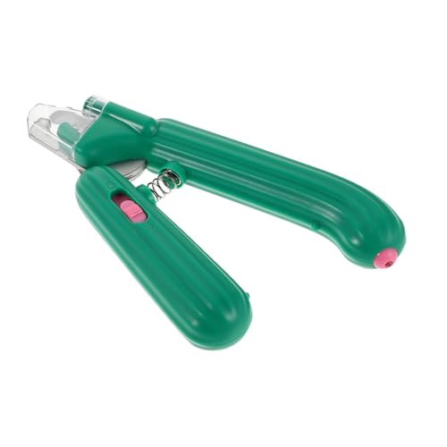 UPKOCH Dog Nail Clipper mit Licht Rutschfester Griff Sicherer Nageltrimmer für Katzen und Hunde Tragbar Benutzerfreundlich Schonend für Haustiere für Zuhause und Unterwegs Grün von UPKOCH