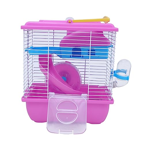 UPKOCH Doppelschichtiger Hamsterkäfig Aus Tragbares Haustierhaus Für Chinchillas Und Hamster Rosa Mit Rutschdesign Und Multifunktionalem Einsatz Für Schlaf UPKOCH Doppelschichtiger Hamsterkäfig Aus Tragbares Haustierhaus Für Chinchillas Und Hamster Rosa Mit Rutschdesign Und Multifunktionalem Einsatz Für Schlaf von UPKOCH