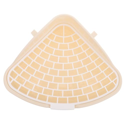 UPKOCH Eckiges Kleintier toiletten Langlebigem Dreieckige Katzentoilette mit Anti leck Design Geruchsarm und Leicht zu Reinigen Geeignet für Kaninchen Hamster Meerschweinchen für von UPKOCH