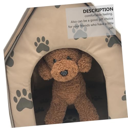 UPKOCH Faltbares Haustierzelt Hundebett aus Weichem Material Tragbares Kleines Haustierzelt für Hunde und Katzen Robustes Outdoor Bett mit Komfortabler Polsterung für Reisen und von UPKOCH