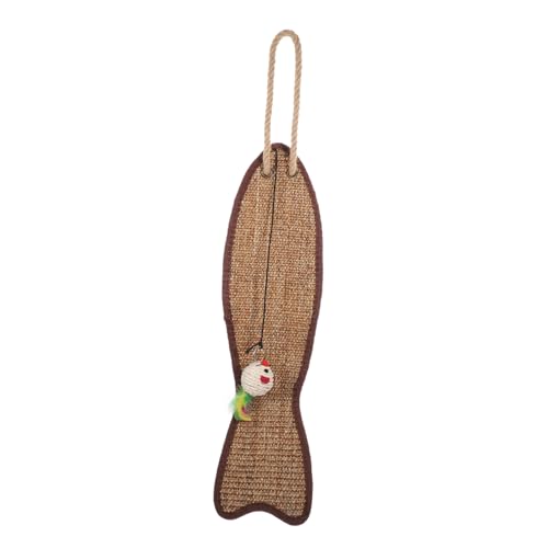 UPKOCH Fischförmige Sisal Kratzmatte für Katzen Handgewebt Kratzfest Langlebig Claw Graining Pad Sofaschutz für Wohnungskatzen und Kätzchen Spielpad Zufällige Farbe UPKOCH Fischförmige Sisal Kratzmatte für Katzen Handgewebt Kratzfest Langlebig Claw Graining Pad Sofaschutz für Wohnungskatzen und Kätzchen Spielpad Zufällige Farbe von UPKOCH