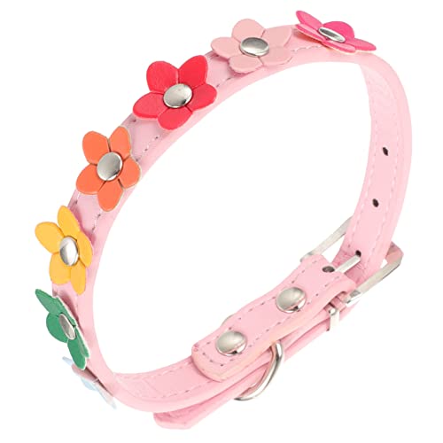 UPKOCH Floral PU Hundehalsband für Welpen Verstellbar und Hautfreundlich mit Blumenmuster für Kleine und Katzen Robust und Langlebig und Bequem UPKOCH Floral PU Hundehalsband für Welpen Verstellbar und Hautfreundlich mit Blumenmuster für Kleine und Katzen Robust und Langlebig und Bequem von UPKOCH