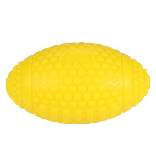 UPKOCH Fußball Hundespielzeug Hunde Reinigungsball Molar Rugby Haustier Haustier Emulsion Gelb UPKOCH Fußball Hundespielzeug Hunde Reinigungsball Molar Rugby Haustier Haustier Emulsion Gelb von UPKOCH
