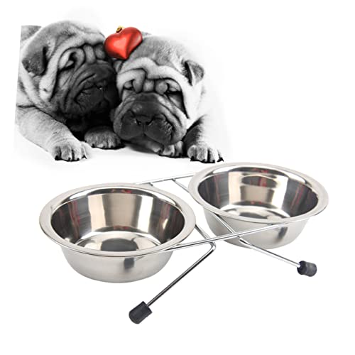UPKOCH Futter und Wassernapf für Katzen Rutschfester Stand mit Abnehmbaren Schalen Große für Futter und Wasser Langlebig UPKOCH Futter und Wassernapf für Katzen Rutschfester Stand mit Abnehmbaren Schalen Große für Futter und Wasser Langlebig von UPKOCH