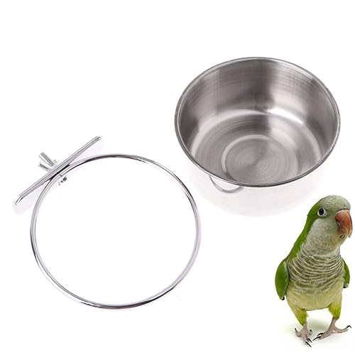 UPKOCH Futternapf für Papageien Praktische Futter und Wasserstation für Käfige Kleines Design Schüsselrand für Reinigen und Ansprechend UPKOCH Futternapf für Papageien Praktische Futter und Wasserstation für Käfige Kleines Design Schüsselrand für Reinigen und Ansprechend von UPKOCH