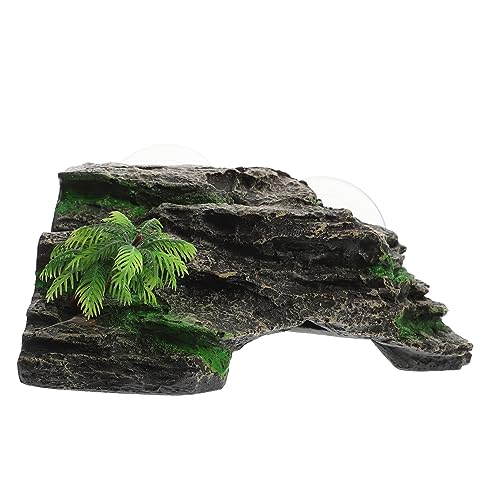 UPKOCH Große Schildkröten Basking Aus Harz Tortoise Climbing Ornament Für Aquarien Landschaftsdekoration Für Reptilien von UPKOCH
