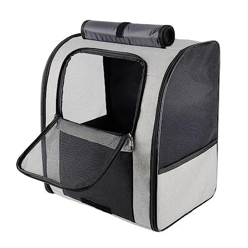 UPKOCH Großer Katzen Rucksack Tragetasche aus Atmungsaktivem Oxford Komfortable Transporttasche für Haustiere für Reisen und Ausflüge mit Seitlichen Fächern UPKOCH Großer Katzen Rucksack Tragetasche aus Atmungsaktivem Oxford Komfortable Transporttasche für Haustiere für Reisen und Ausflüge mit Seitlichen Fächern von UPKOCH