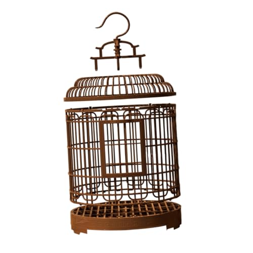 UPKOCH Großer Tragbarer Vogelkäfig Retro Kunststoff Rundreise für Sittiche Zebrafinken und Kleine Haustier Vögel Hygienisch und Einfach zu Reinigen für Vogelbesitzer UPKOCH Großer Tragbarer Vogelkäfig Retro Kunststoff Rundreise für Sittiche Zebrafinken und Kleine Haustier Vögel Hygienisch und Einfach zu Reinigen für Vogelbesitzer von UPKOCH