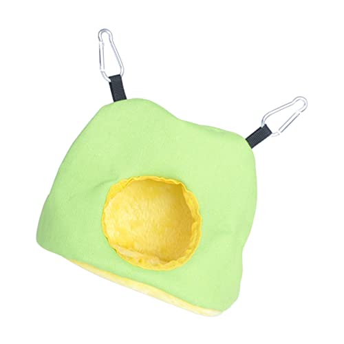 UPKOCH Vogelschlafbett Papageiennest Plüschhängematte Vogelnest Polyestermaterial Komfortablem Material Erholsamen Schlaf Angenommene Alltagsaktivitäten von UPKOCH