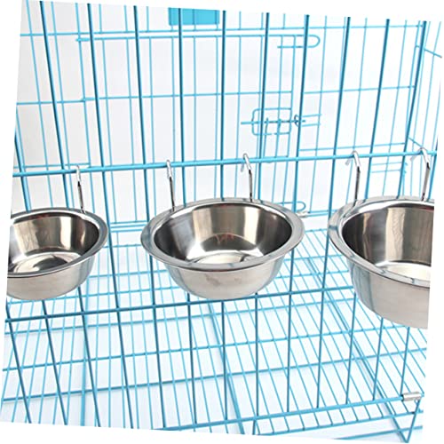 UPKOCH Hängende Haustier -Fütterungsschale erzogen außen für groß hängender Hundenapf Katze Hund wassernapf Fressnapf Hund hundenapf aus Metall hängende Futternäpfe Silver UPKOCH Hängende Haustier -Fütterungsschale erzogen außen für groß hängender Hundenapf Katze Hund wassernapf Fressnapf Hund hundenapf aus Metall hängende Futternäpfe Silver von UPKOCH