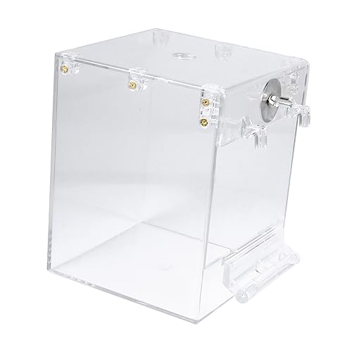 UPKOCH Hängende Vogelbadewanne für Kleine Vögel Transparente Badewanne für Papageien und Wellensittiche Käfigzubehör Langlebig und Wiederverwendbar für Vogelpflege von UPKOCH