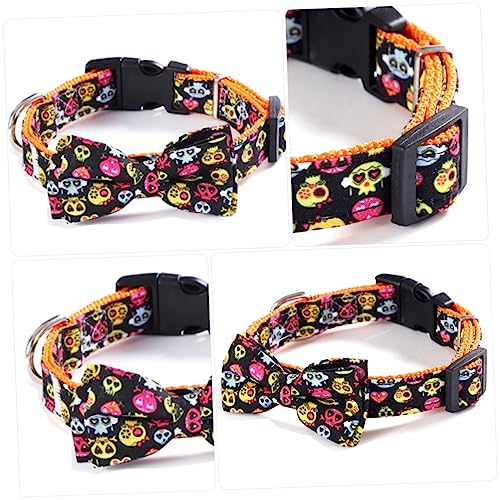 UPKOCH Halloween Haustier Halsband Verstellbar Schwarzer Schädel Xs für Hund Katze Festliches Komfortables Zubehör mit Halloween Design Langlebig für Fotoshootings und UPKOCH Halloween Haustier Halsband Verstellbar Schwarzer Schädel Xs für Hund Katze Festliches Komfortables Zubehör mit Halloween Design Langlebig für Fotoshootings und von UPKOCH