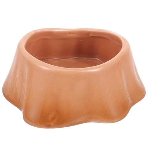 UPKOCH Hamster Futterschüssel Keramik für Kleintiere rutschfeste Bruchsichere Futter und Wasserschale für Hamster Meerschweinchen und Igel Leicht und Langlebig Hexagonales Design von UPKOCH