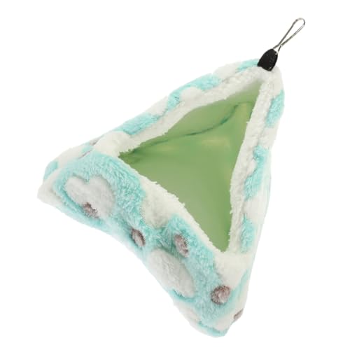 UPKOCH Hamster Hängematte Ruhebett Für Hamster Tragbares Hamsternest Hamster Wärmenest Hamsterschutzhaus Hamster Unterschlupf Versteckbett Für Hamster Light Green Baumwolle von UPKOCH